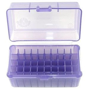 FSR Plastic Ammo Box SR 50 Rnd Translucent Purple - Picture 1 of 1