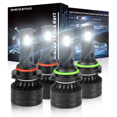 9005 9006 LED Headlight Bulbs Conversion Kit For Freightliner Columbia 96-2013 - Image 1 of 4