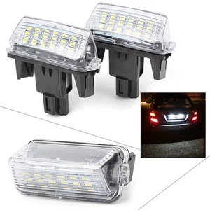 White LED License Plate Light Fit Toyota Yaris (2012-) Camry (2013-) - Picture 1 of 7