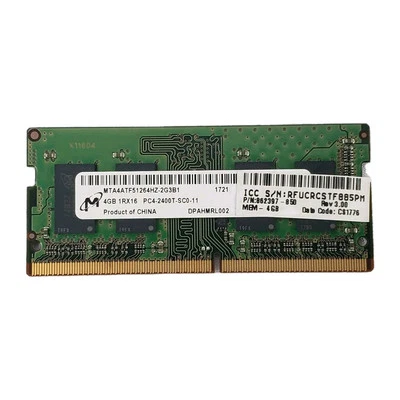 HP 4GB 2400MHz 1.2V PC4-17000 DDR4 SODIMM 862397-850 Laptop Memory Module RAM - Image 1 of 3
