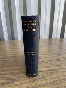 Watkins Shippers And Carriers Fourth Edition Edgar Watkins The Harrison Company - Picture 1 of 10