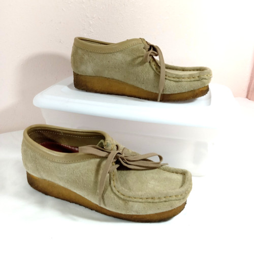 Clarks Originals Wallabee taglia 7 35395 camoscio marrone