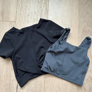 Bundle of Two Zara Girls Workout Athletic Gymnastics Top Size 6 + Years Black - Picture 1 of 7