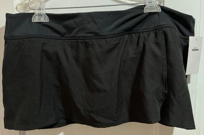 Nike Women's BOARDSKIRT  Swim Skirt Size 2XL XXL Black NESS8203  NWT - Image 1 of 4