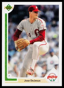 1991 Upper Deck Jose DeJesus #486 Philadelphia Phillies - Picture 1 of 2