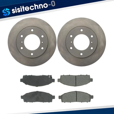 For 2013 2014 2015 2016 2017 2018 Mitsubishi L200 Front Brake Rotors and Pads - Image 1 of 2