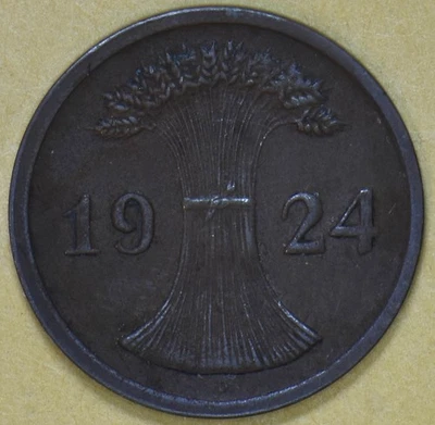 Alemania 1924 2 Pfennig 292578 envío combinado Foto 1 de 2