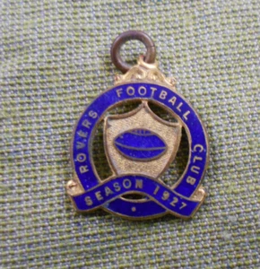 #D308.  1927 ROVERS  AUSTRALIAN FOOTBALL CLUB BADGE #60 - Bild 1 von 2