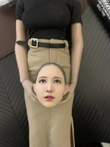 Figura TBLeague modelo tallado cabeza niña japonesa mujer impresión 3D 1/6 1/12 12 pulgadas - Imagen 1 de 8