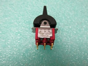 23-NEW 2PC C&K Components U213 Miniature Toggle Switch 6-PIN 2A 120VAC ON ON MOM - Picture 1 of 6