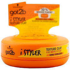 2x GOT2B Clay iStyler Texture Paste 75 ml Dose orange