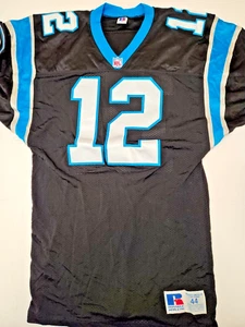 Carolina Panthers NFL #12 Kerry Collins Vintage Authentic Jersey Size 44 - Picture 1 of 4