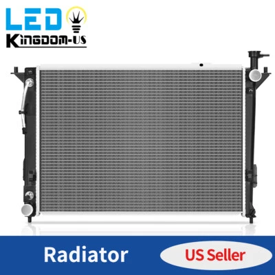 Aluminum Radiator For 10-18 Hyundai Santa Fe 11-15 Kia Sorento 2.4L 3.3L 3.5L - Image 1 of 4