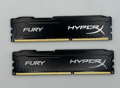 HX316C10FBK2/8 8GB (4GB 512M x 64-Bit x 2 pcs.) DDR3-1600 CL10 240-Pin DIMM Kit - Image 1 of 2