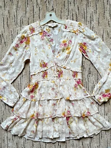 LoveShackFancy Madina Dress in Lemon Pie Small - Picture 1 of 8