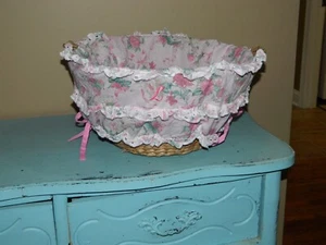 Pottery Barn Kids LoveShackFancy Large Easter Basket Liner "L" (I-48) - Picture 1 of 4