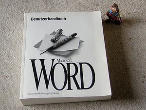 MICROSOFT WORD Textverarbeitungsprogramm Version 6.0 Benutzerhandbuch - Bild 1 von 1