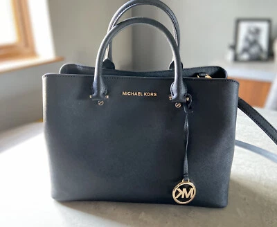 🖤Michael Kors Jet Set Black Leather Crossbody Bag🖤 - Image 1 of 4