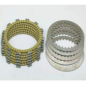 Clutch Friction Steel Plates Kit for Suzuki GT185 GT200 TS125 TS185 TS250 RG125 - Picture 1 of 7