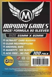 ¡Mayday Race! Mangas de juego de mesa de cartas Formula 89 55 mm x 80 mm - paquete de 50 quilates MDG-7132 - Imagen 1 de 1