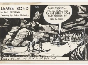 LIVE AND LET DIE ~ ORIGINAL IAN FLEMING COMMISSIONED PUBLISHED ART, CIRCA 1958 - Imagen 1 de 4