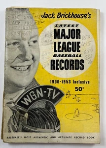 Jack Brickhouse's Major League Records (1954) MG26-01 - Imagen 1 de 3