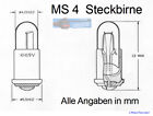 Ersatzlampen MS4 Steckfassung 19V  -  10 Stück   NEU