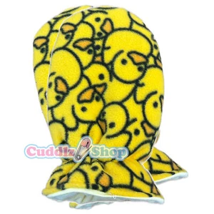 Guantes acolchados de lana con patrón de pato amarillo tamaño adulto Cuddlz - Imagen 1 de 1