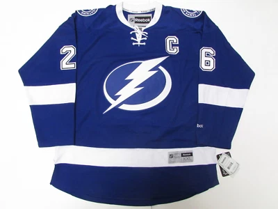 CAMISETA REEBOK AUTOGRAFIADA DE MARTIN ST. LOUIS TAMPA BAY LIGHTNING TALLA 2XL Foto 1 de 4