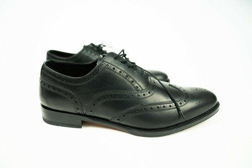 DSQUARED2 Scarpe eleganti DSQUARED 2 D2 nere in pelle di vitello punta alare stivali pelle 45 11