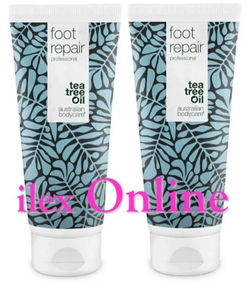 2 x AUSTRALIAN BODYCARE TEA TREE OIL FOOT REPAIR GEL 200ml *VEGAN* BARGAIN PRICE