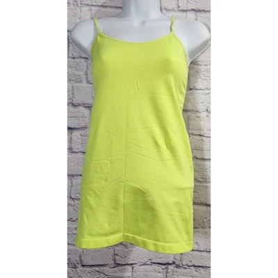 XOXO Bright Yellow Adjustable Spaghetti Straps Tank Top Medium Lightweight Soft - Image 1 of 4