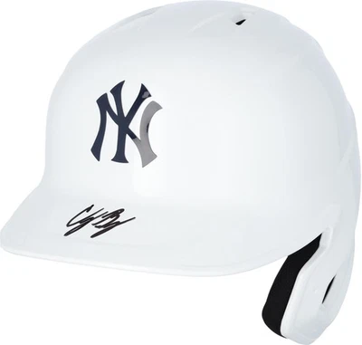Casco de bateo réplica cromada alternativa firmado por Cody Bellinger New York Yankees Foto 1 de 2