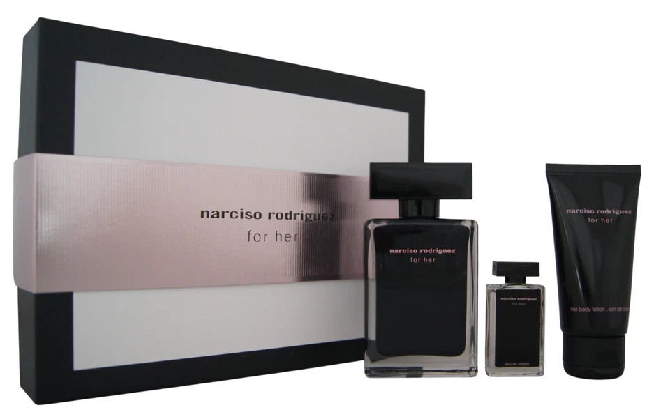 narciso rodriguez For Her Eau de Toilette edt 50ml + 7,5ml & Body Lotion 50ml