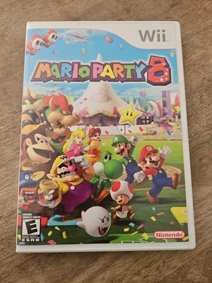 Mario Party 8 (Nintendo Wii, 2007)  Complete Near Mint FREE SHIPPING - Image 1 of 4