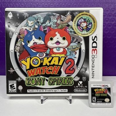 Yo-Kai Watch 2 Bony Spirits (Nintendo 3DS, 2016) Complete - Image 1 of 3