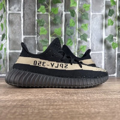Talla 10 - Adidas Yeezy Boost 350 V2 Core Negro Verde 2016 BY9611 Auténtico Foto 1 de 4