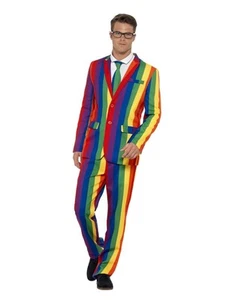 Smiffys Over The Rainbow Suit, Multi-Coloured (Size L) - Picture 1 of 1