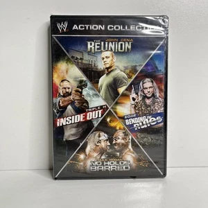 WWE Action Collection DVD 4-Movie Set The Reunion No Holds Barred New Sealed! - Imagen 1 de 5