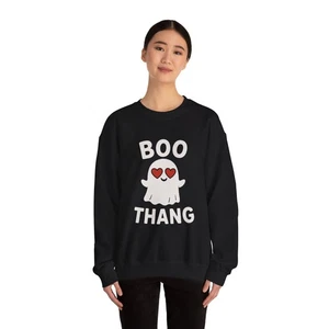 Boo Thang - Linda Sudadera Fantasma, Halloween Moda Otoño, Diseño Unisex - Imagen 1 de 37