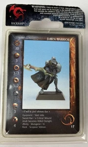 SEALED Rackham Confrontation Dawn Warriors 3 Metal Miniatures Dirz With Card - Picture 1 of 2