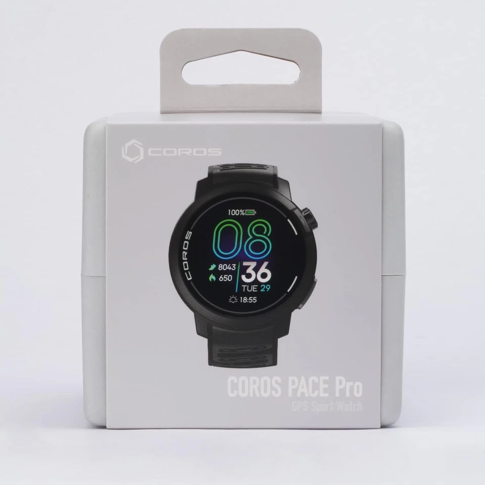 COROS PACE Pro GPS SPORT WATCH 1.3-inch AMOLED Touchscreen Black