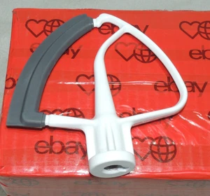 KitchenAid Flex Edge Beater Blade Attachment White & Gray Tilt Head - Picture 1 of 7