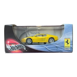 Ferrari F512M Yellow 100% Hot Wheels 1:43 Scale Die Cast - Picture 1 of 4