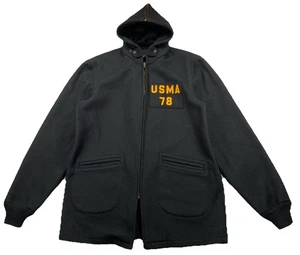 West Point Cadet Store USMA 78 Wool Full Zip Hoodie Black - Bild 1 von 6