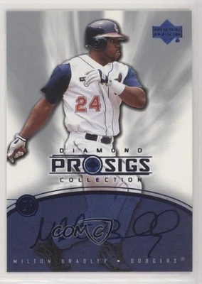 Upper Deck Diamond Collection Pro Sigs Milton Bradley #62 2004 5x8 Foto 1 de 3