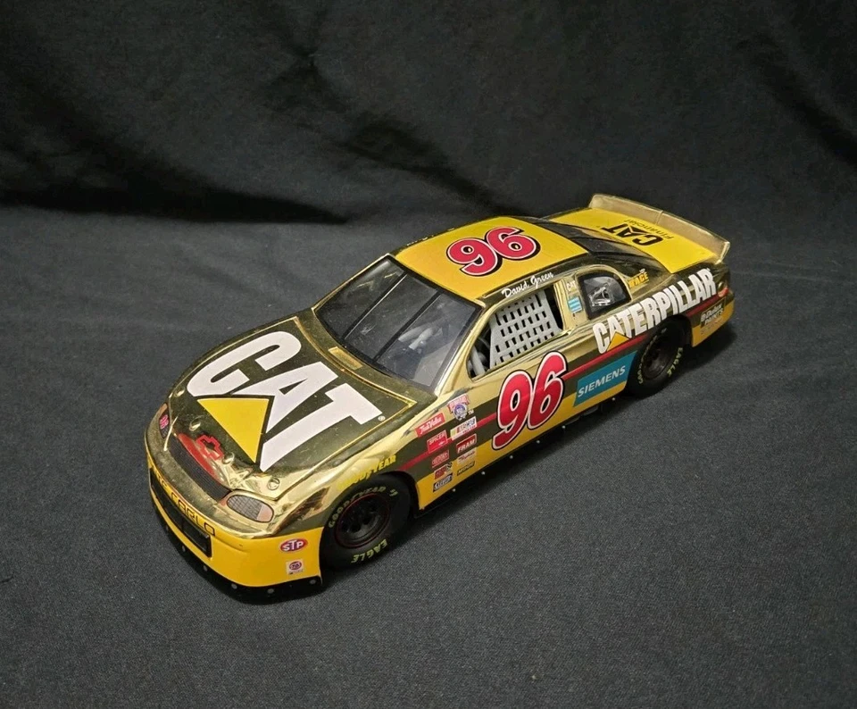 Racing Champions 1995 #96 David Green CAT Racing escala 1:18 Nascar Gold Diecast Foto 1 de 4