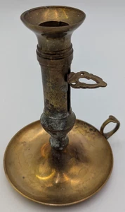 Vintage Messing Maritim Gimble Kammer Stab Kerzenhalter 6 1/2" verstellbar - Bild 1 von 8