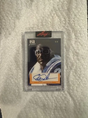 Juego de retratos Leaf Pro 2022 Eric Dickerson automático/9 Foto 1 de 4