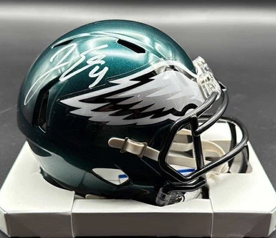 Jake Elliott Signed Speed Mini Helmet Philadelphia Eagles PSA COA - Image 1 of 4